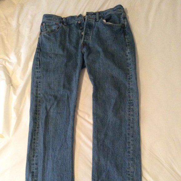 Levis 501 32/32 blue jeans - Picture 5 of 14